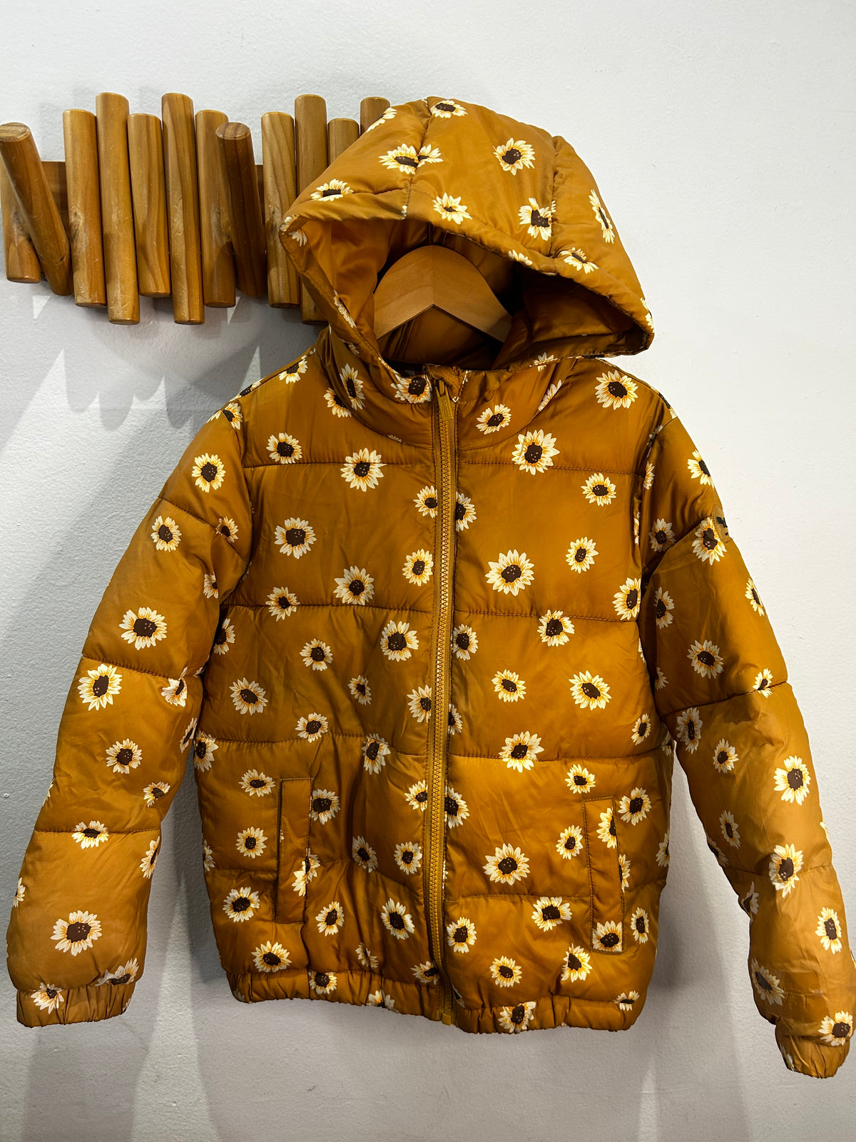 Miles the Label yellow floral jacket 10y
