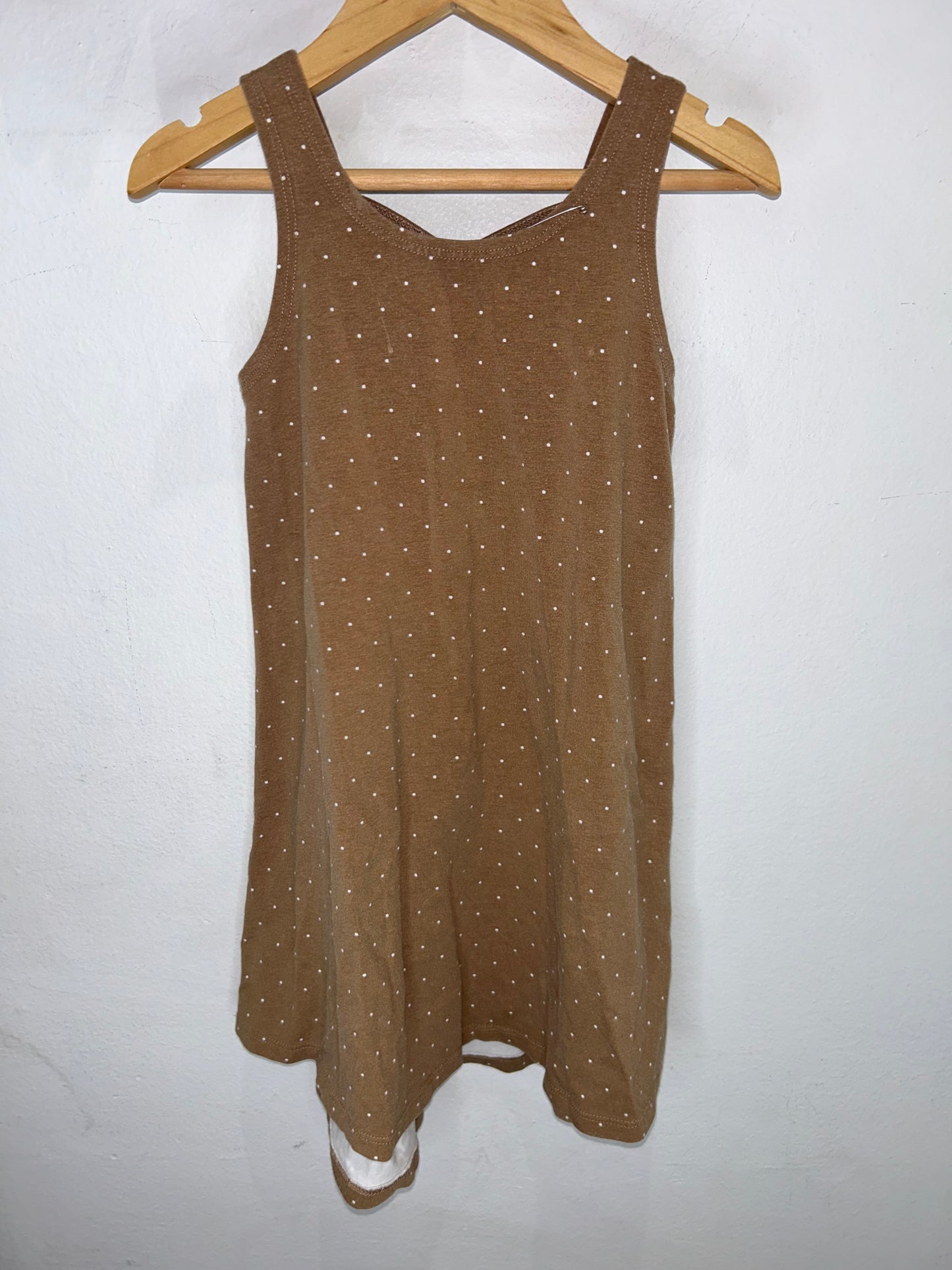Jax & Lennon brown dots dress 3-4y