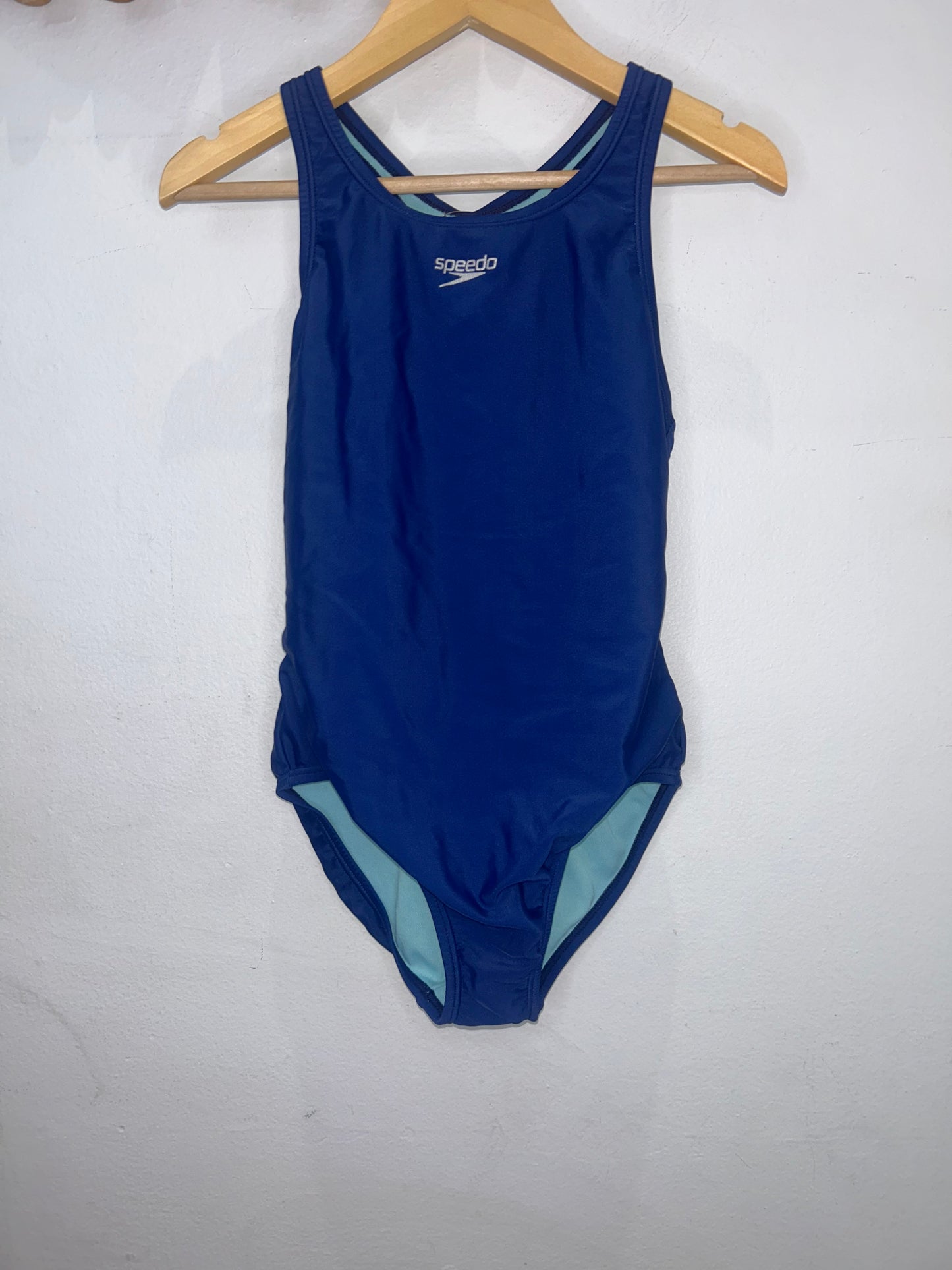 Speedo blue swimsuit 10y