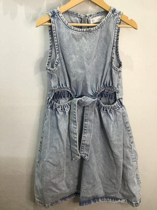 Dress denim cutout 10y