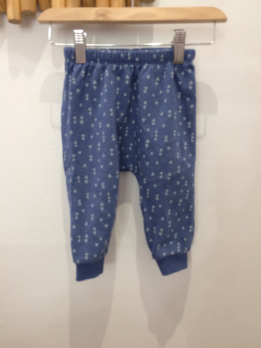 Blue triangles joggers 12-18m