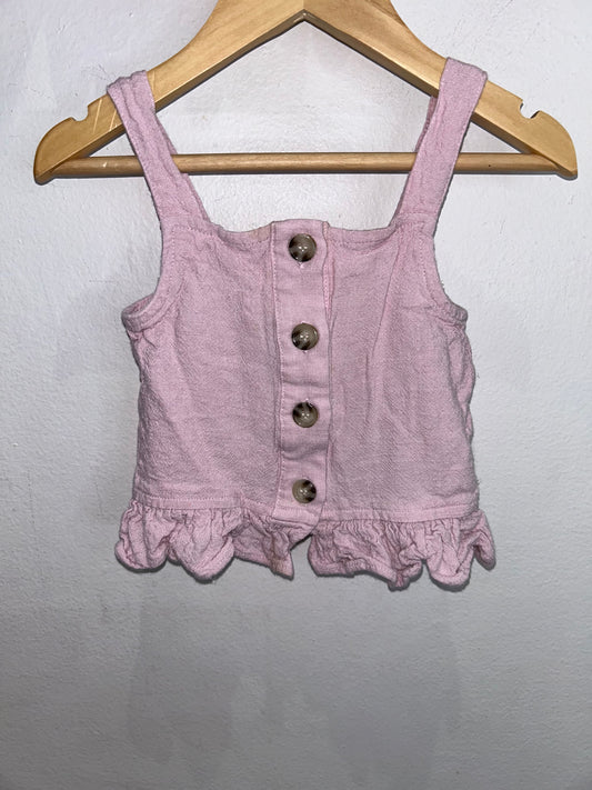 Pink breezy tanktop 3y