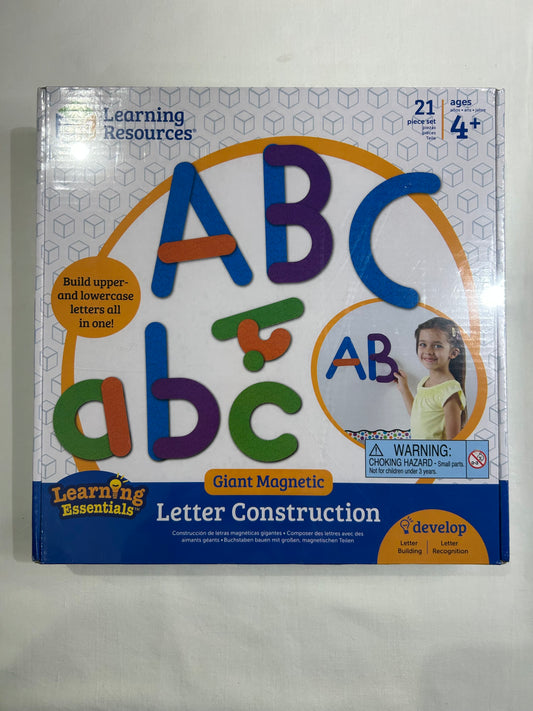Giant magnetic letter construction NEW
