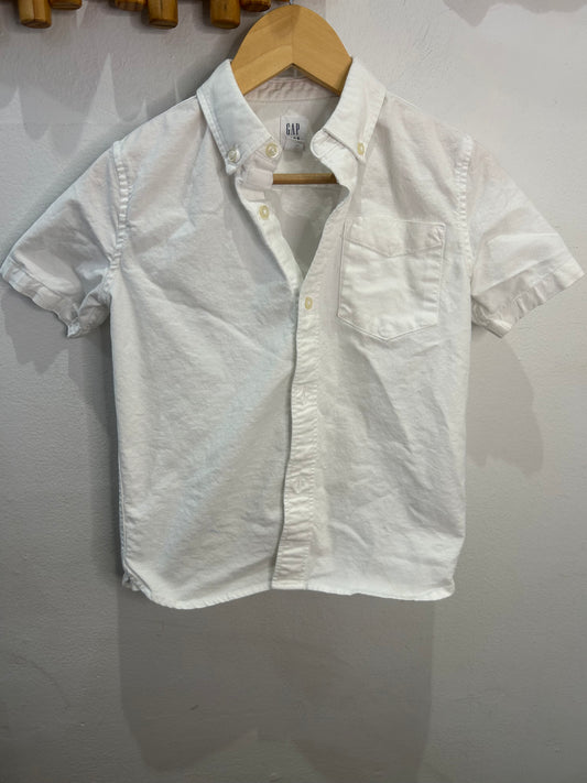 White short sleeve shirt 4-5y