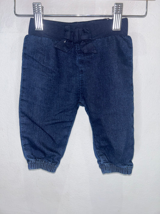 Dark wash jogger jeans 6m