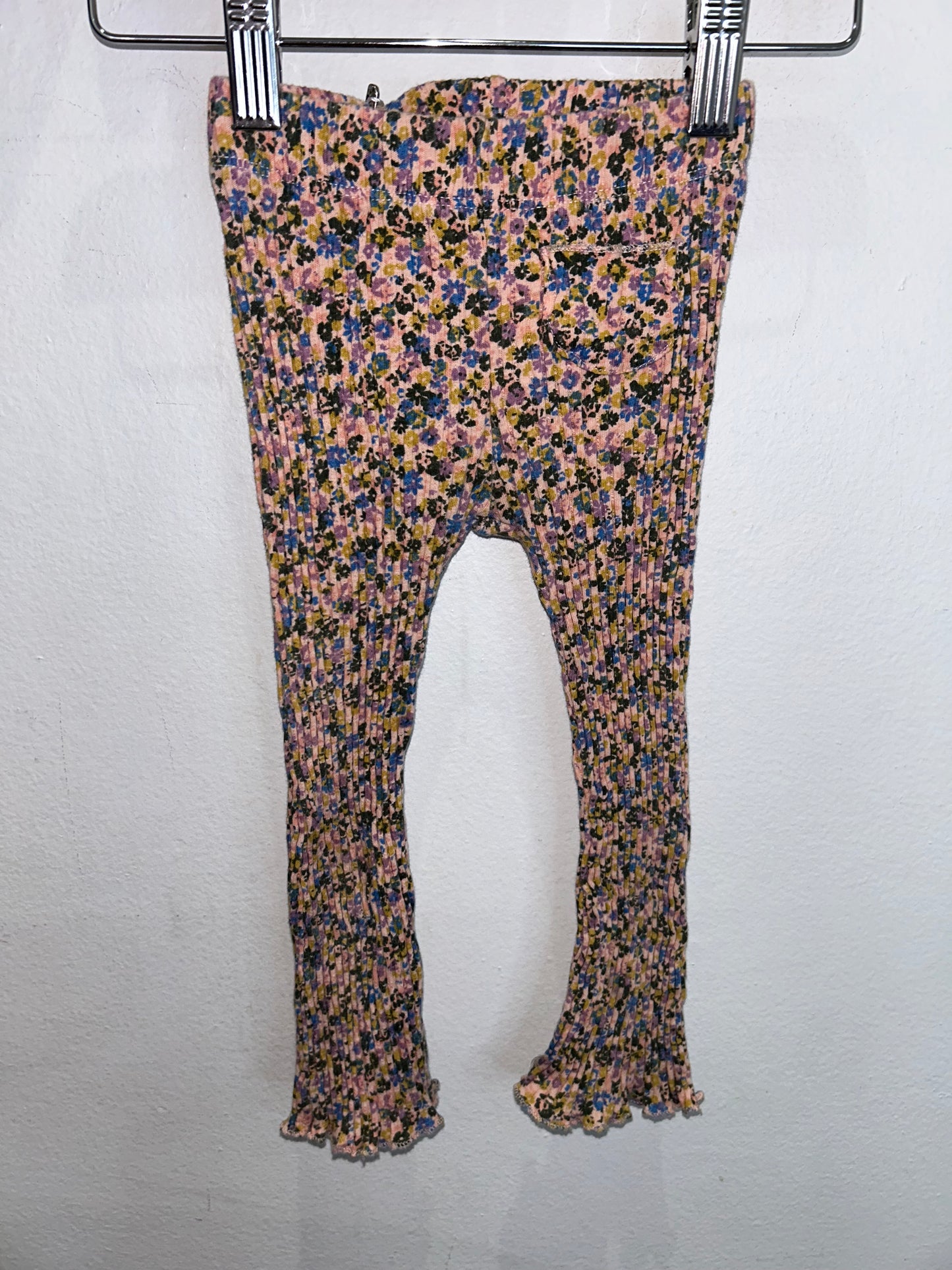 Pink crinkle leggings 18m