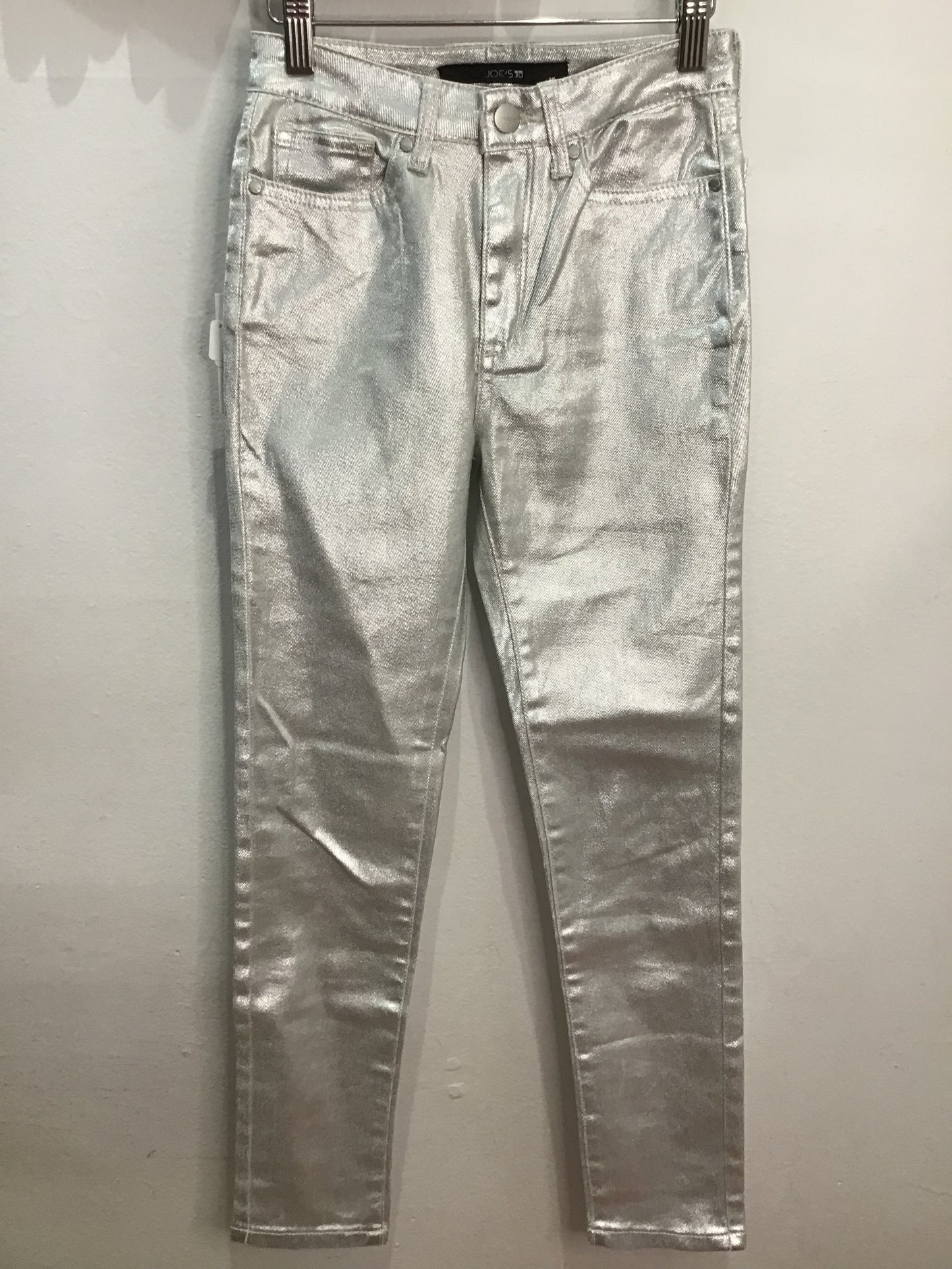 Joes Jeans metallic silver pants 12y