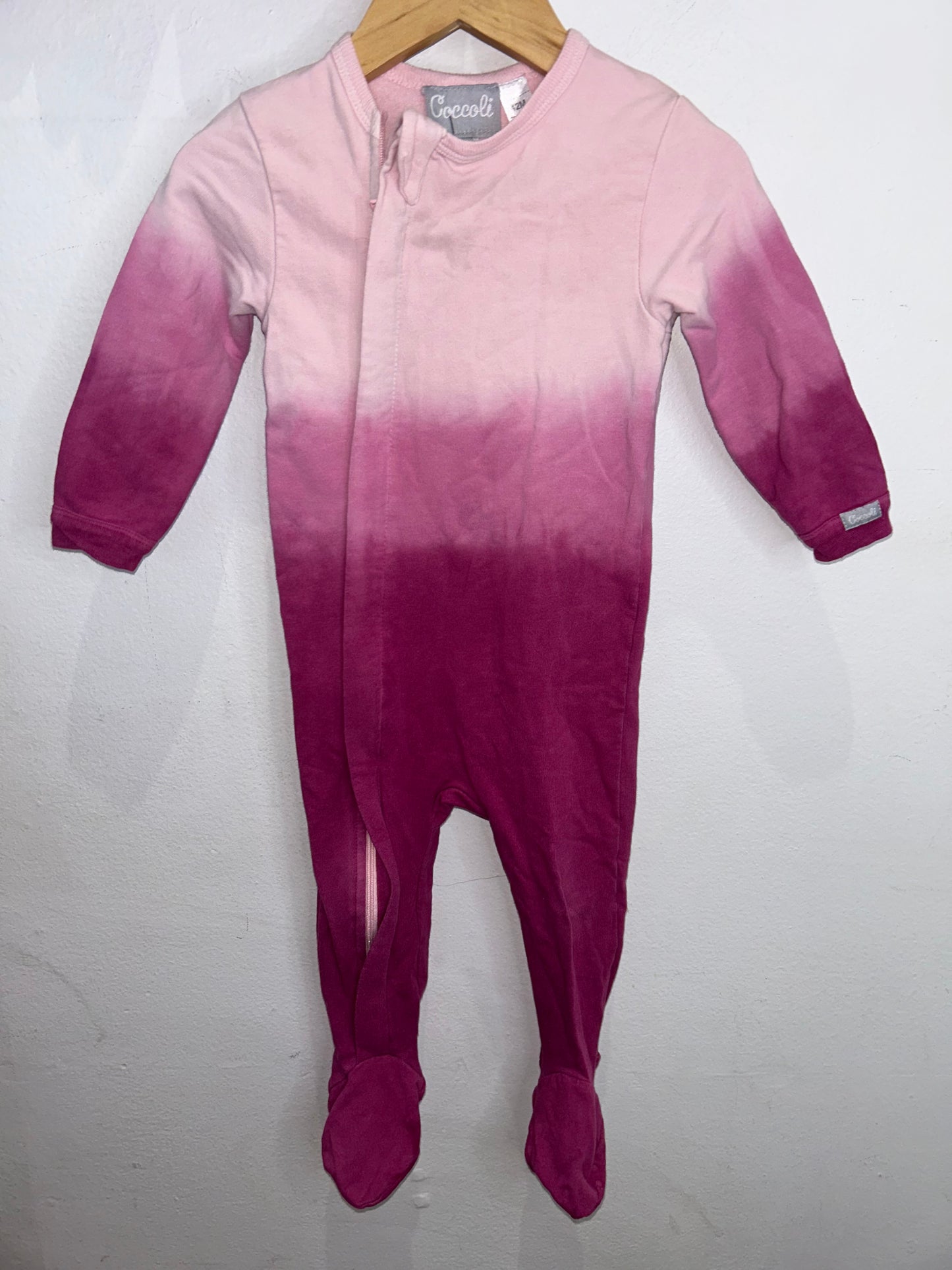 Pink ombre sleeper 12m