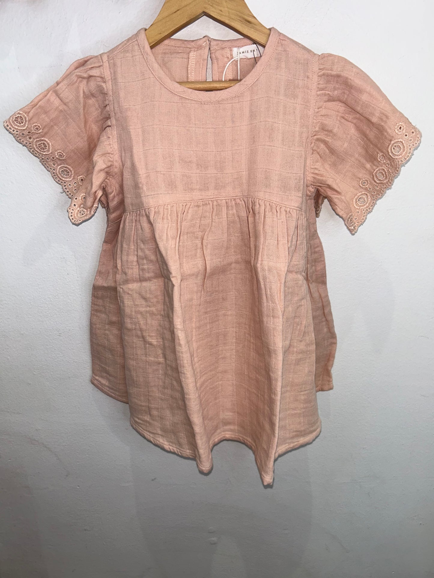 Jamie Kay peach dress 3y NEW