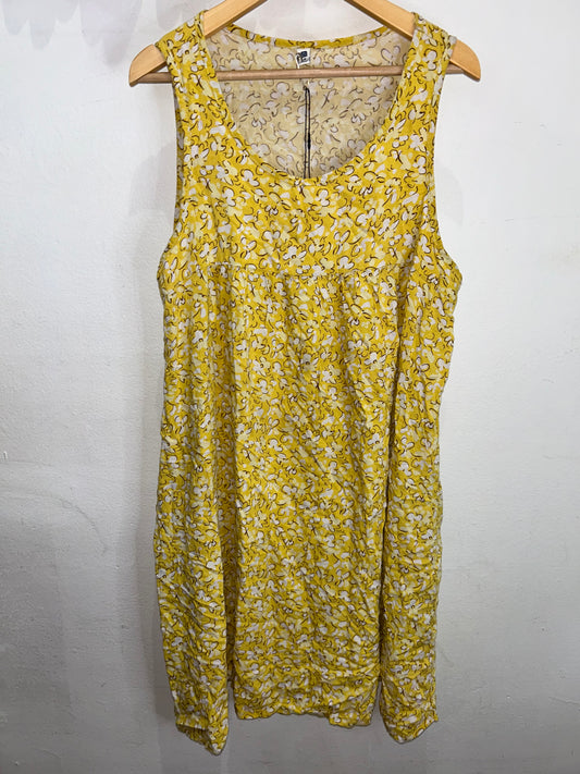 Floral yellow dress 13y