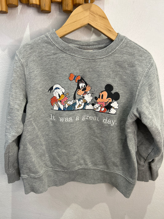 Disney friends great day pullover 3-4y