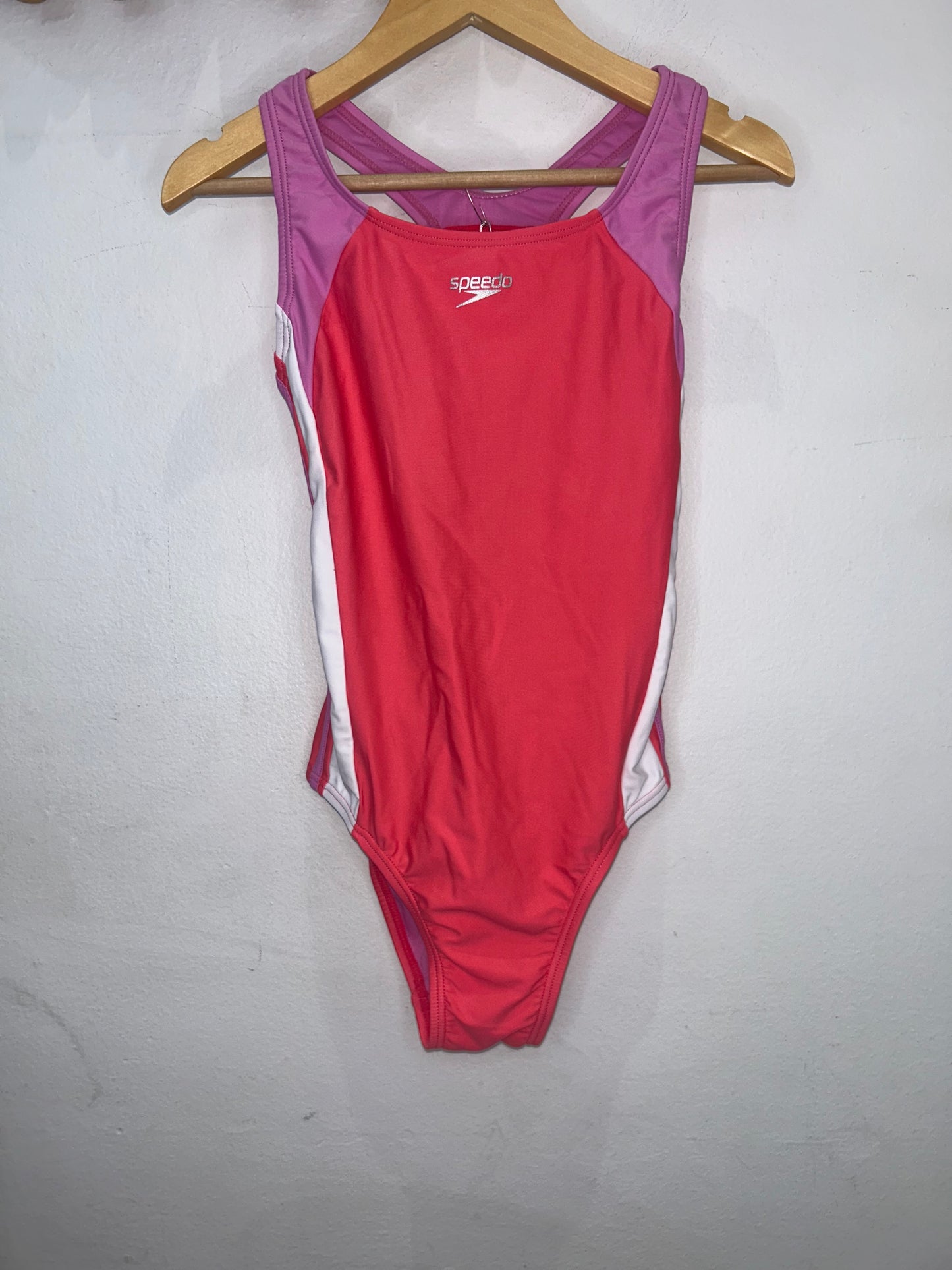 Speedo coral swimsuit 10y