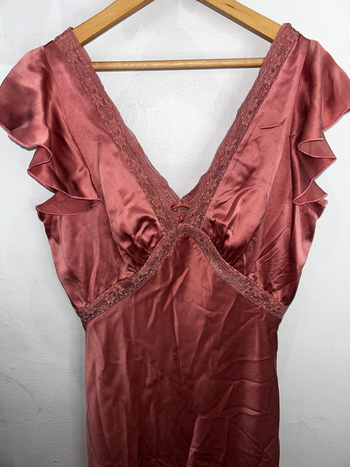 Rose silk and lace dress Adult-M