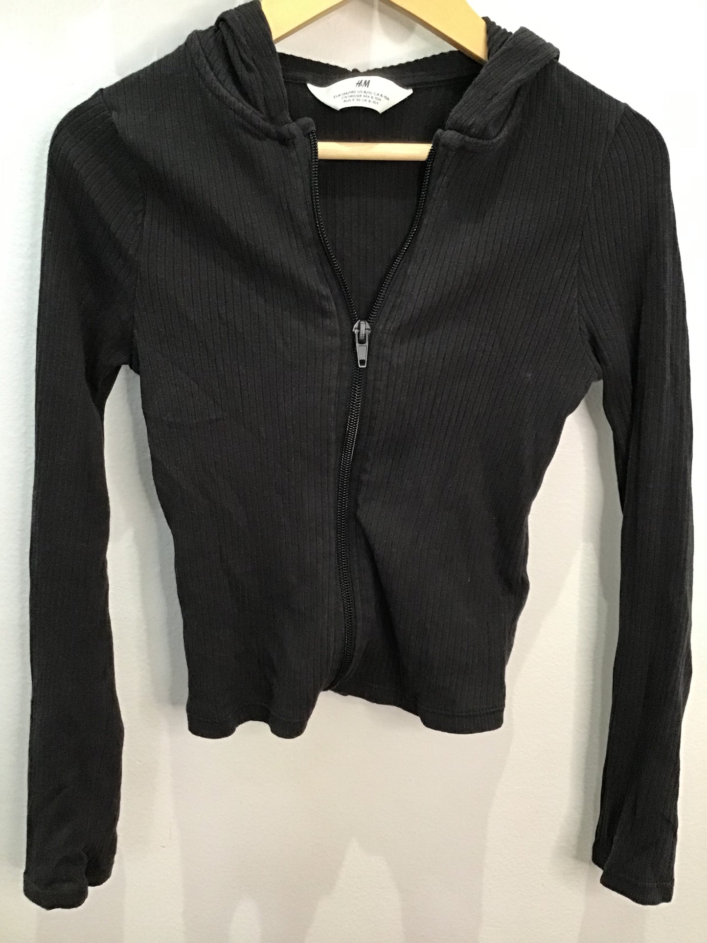 Sweatshirt black supersoft 8y