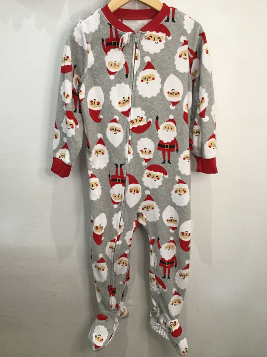 Santa fleece sleeper 3y