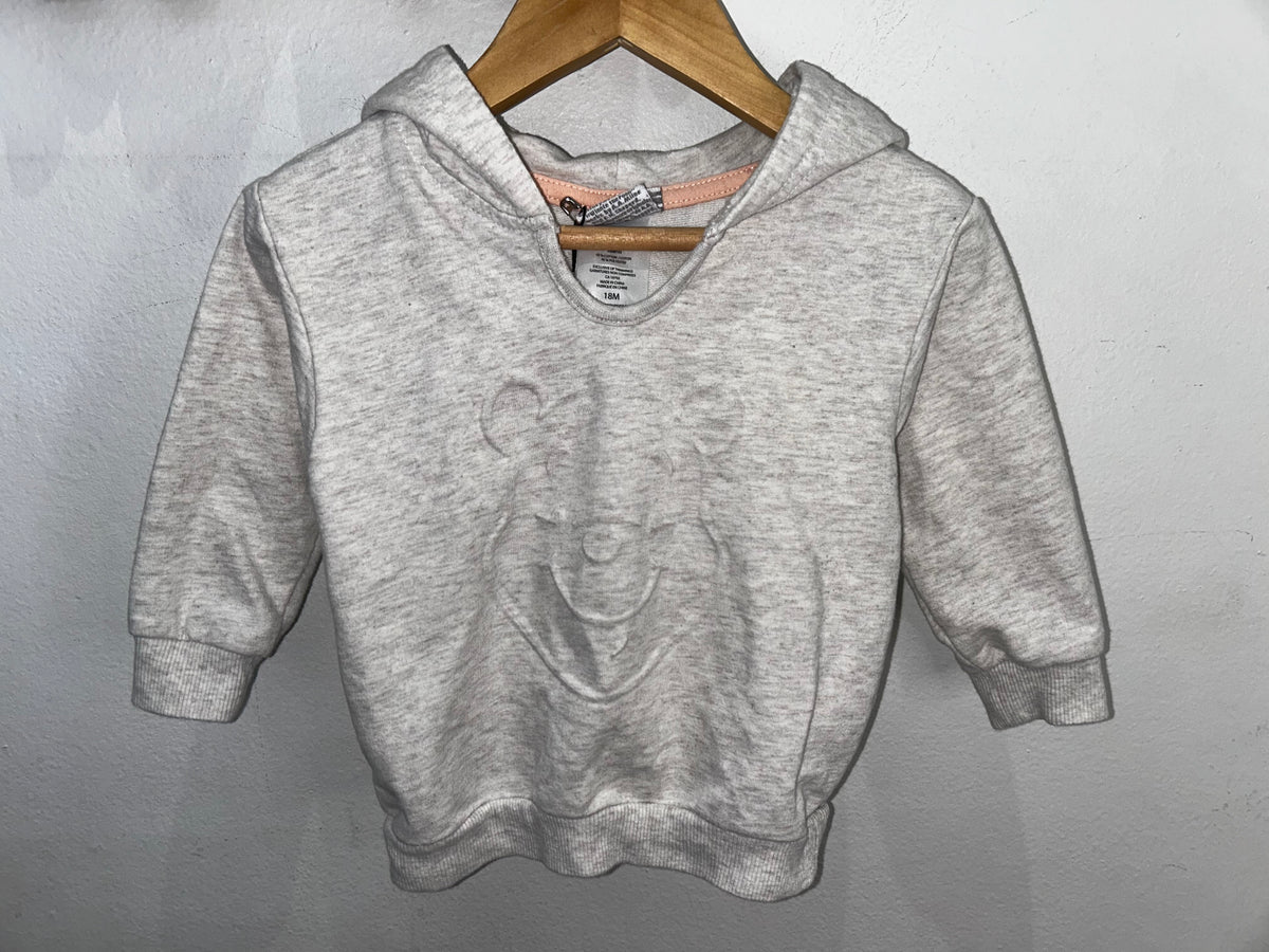 Embossed Pooh hoodie 18m