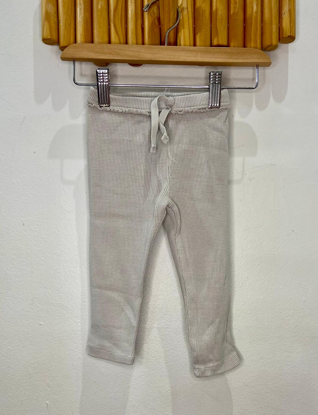 Grey waffle pants 18-24m