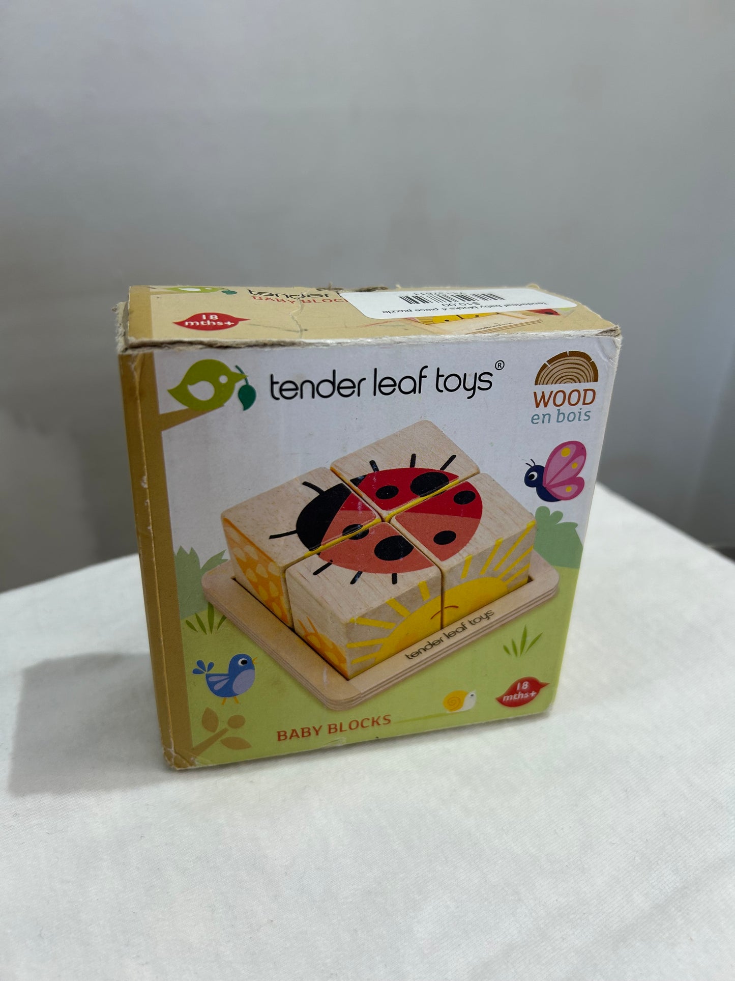 Tenderleaf baby blocks 4 piece puzzle