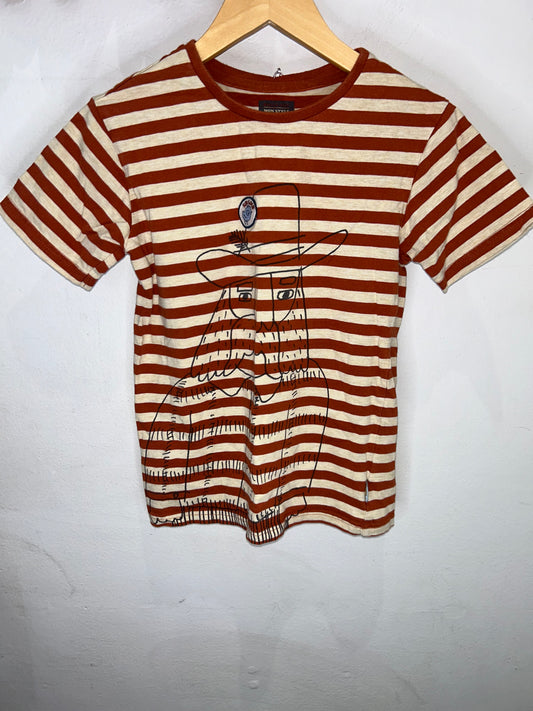 Souris Mini man drawing tee 7y