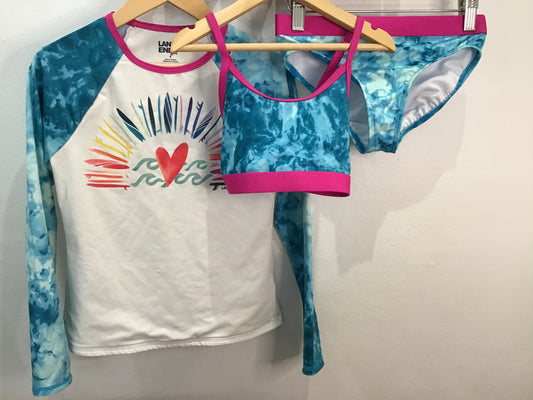 Swim rashguard heart 8y*