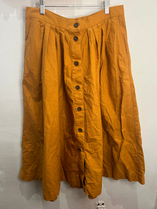 ochre midi skirt- adult M