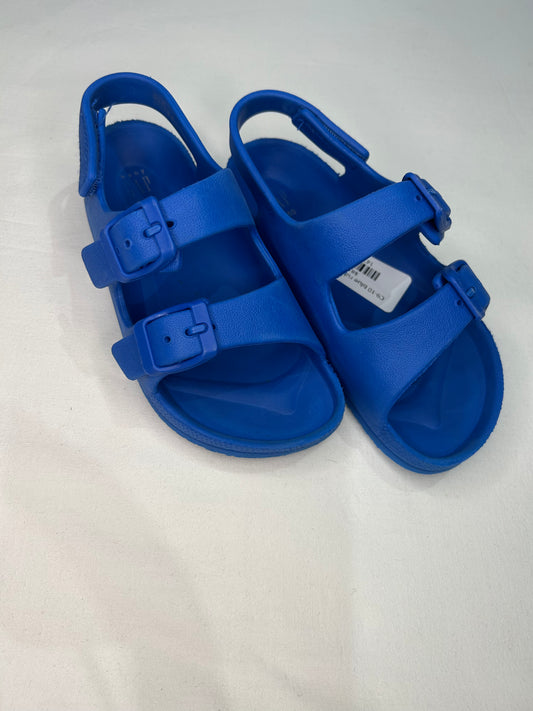 C9-10 blue rubber sandals
