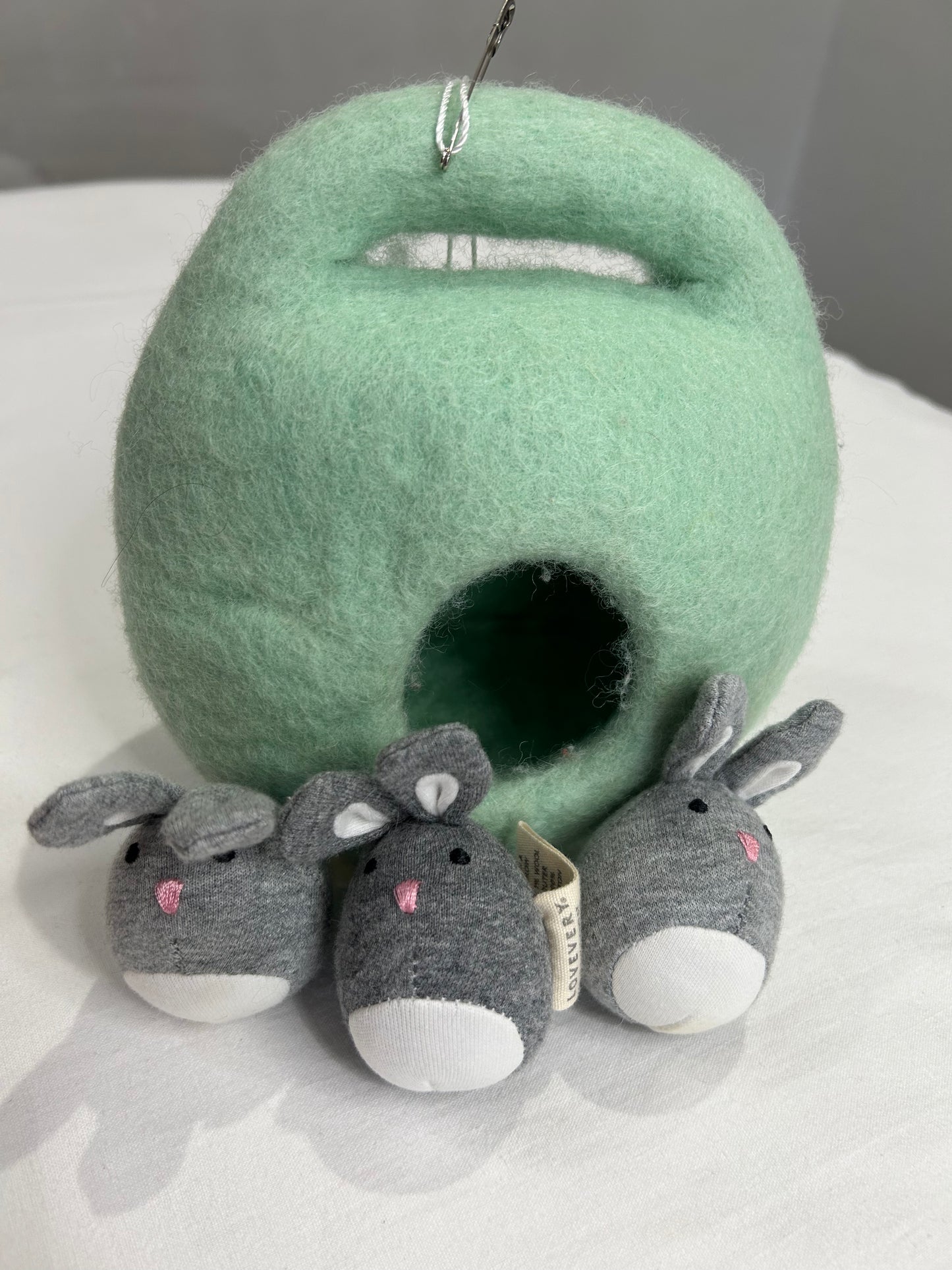 Lovevery felt bunny burrow