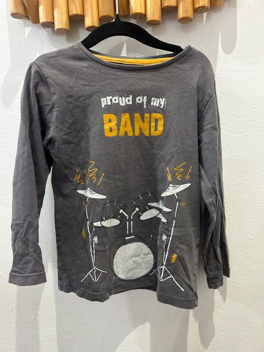 Longsleeve proud of my band 3-4y