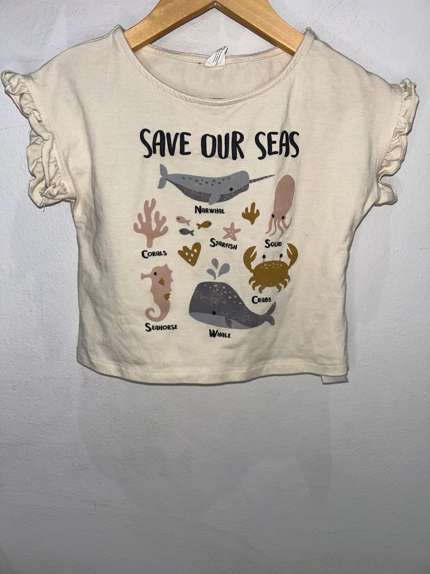 Save our seas boxy tee 4y