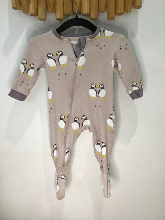 Sleeper Zippyjamz puffins 3-6m