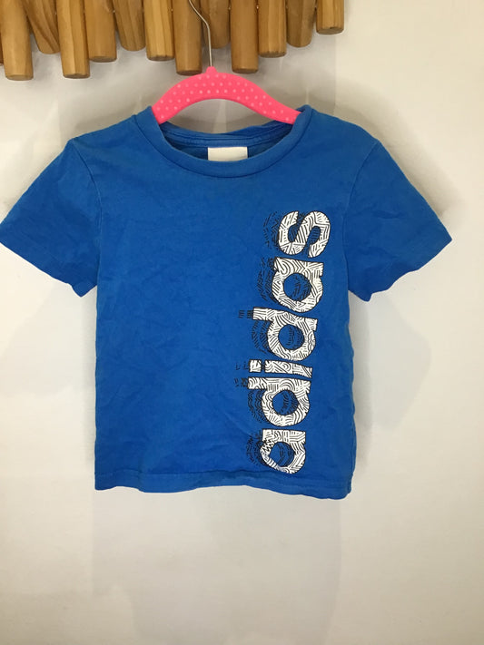 Tee blue Adidas 2y