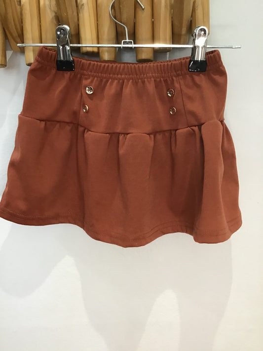 Orange mini skirt 18m