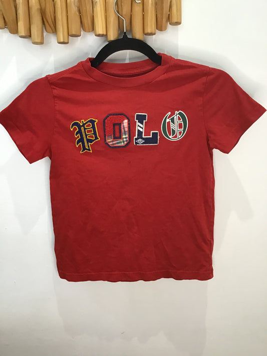 Polo red tee 8y*
