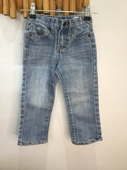 Lightwash straight jeans 2y