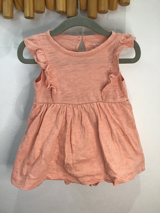 Dress peach 9m