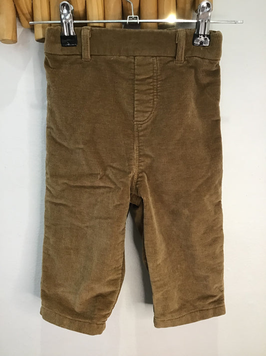 Wide leg corduroys 12-18m