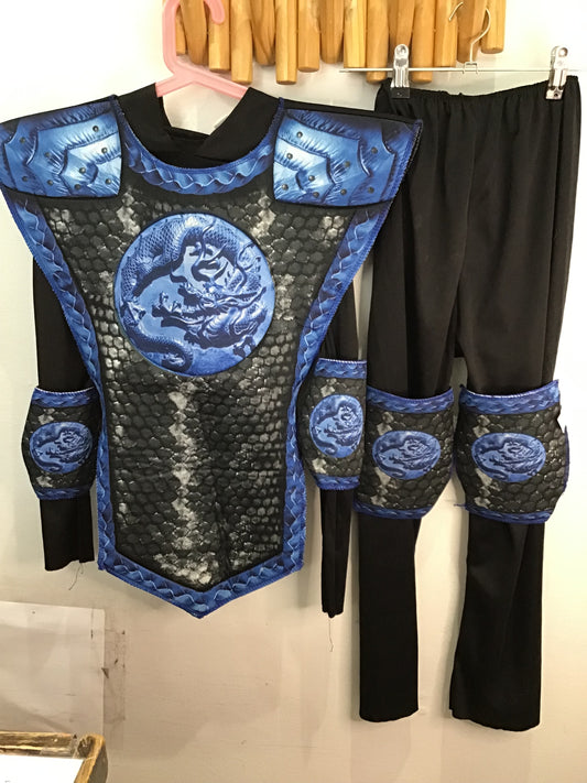 Blue superhero dress-up costume 4-6y