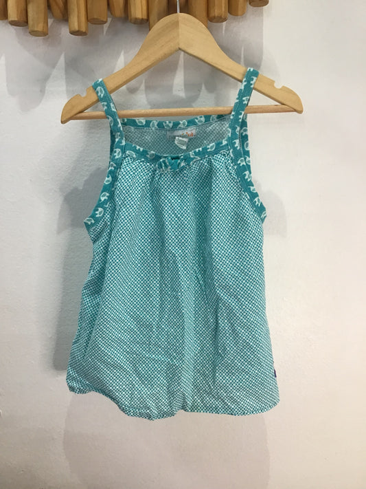 Tanktop blue dots 4y