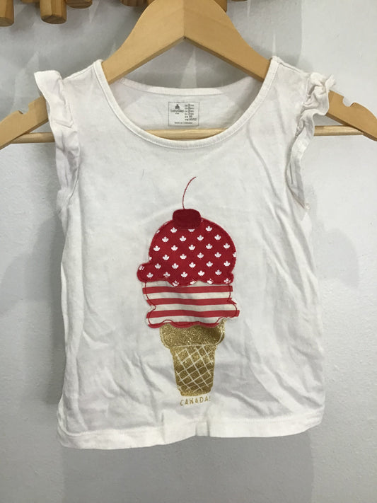 Tee Canada ice cream 2y