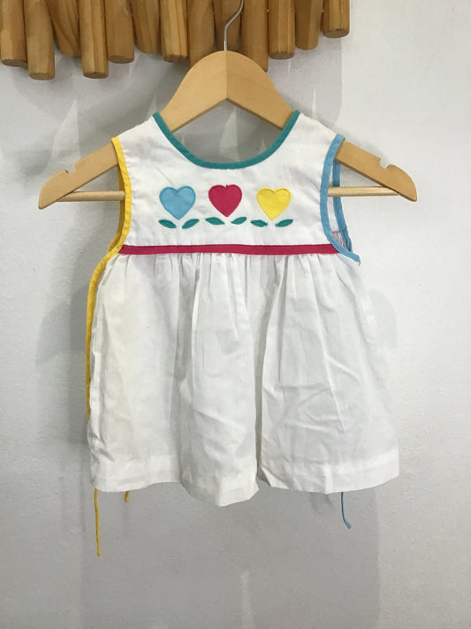 Dress Vintage hearts 6m