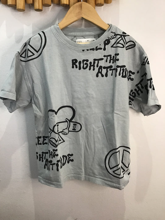 Tee Right Attitude 6-7y