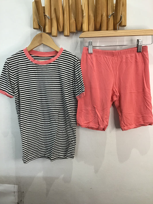 Pyjamas Pika bamboo-blend peach stripes8y