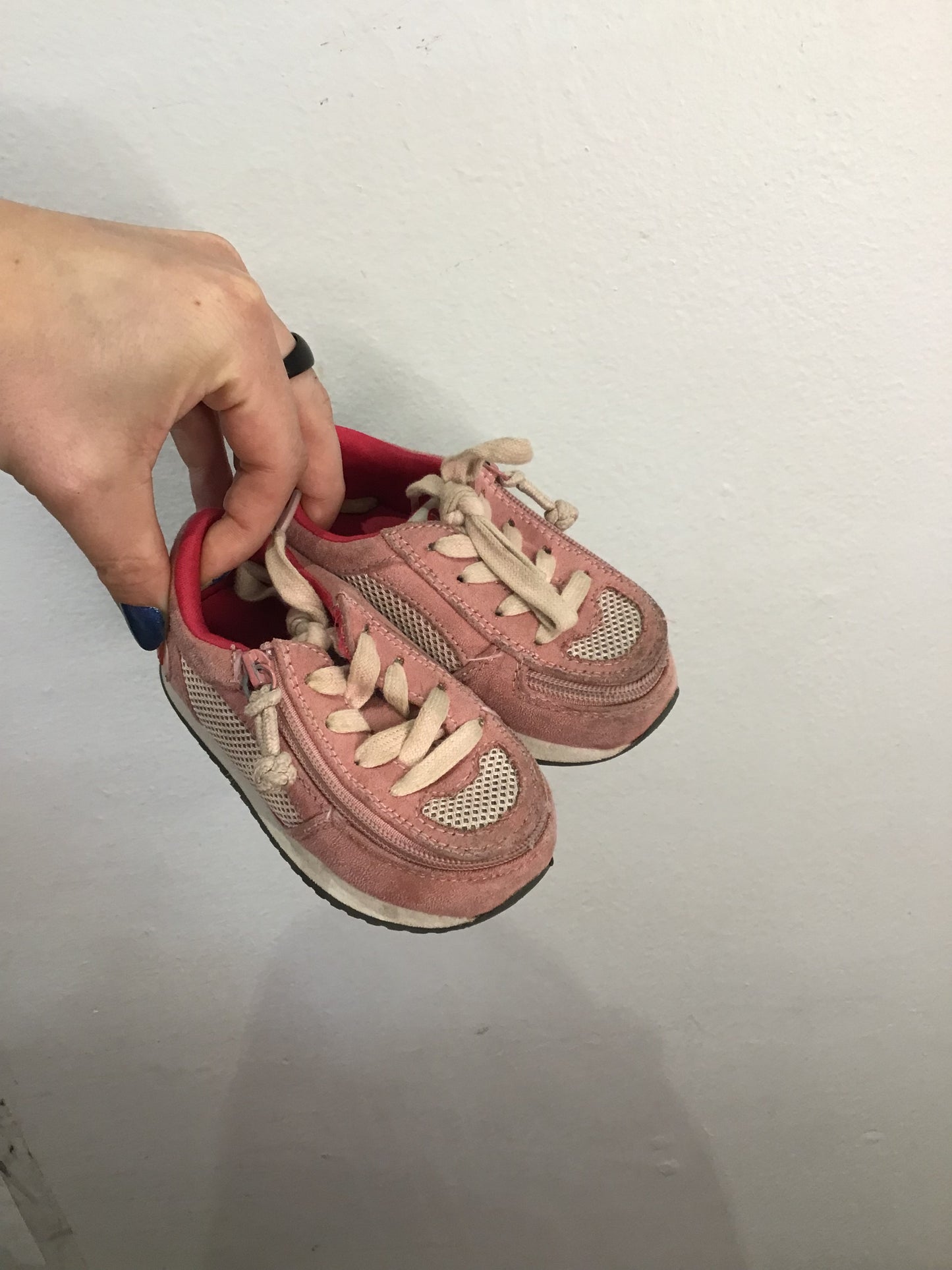 C6 pink Billy zip shoes