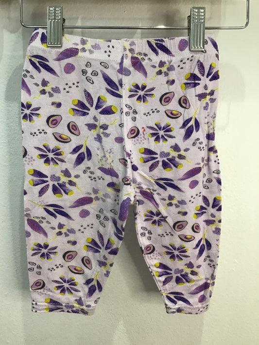 Pants bamboo crop avocado 2-3y