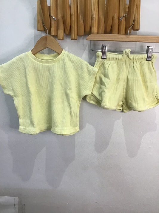 Set yellow waffle 2y