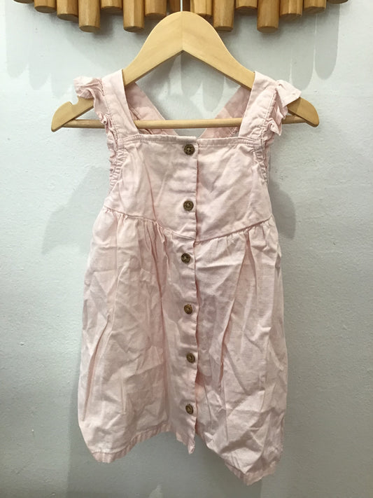 Pink lightweight dress 12-18m