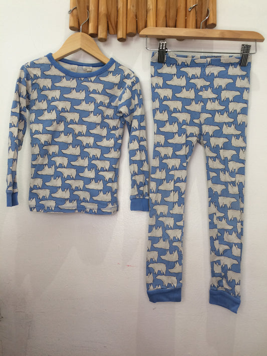 Organic bear pyjamas 5y