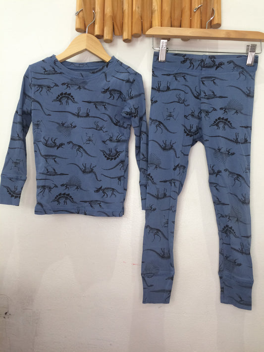 Organic dino fossils pyjamas 6y