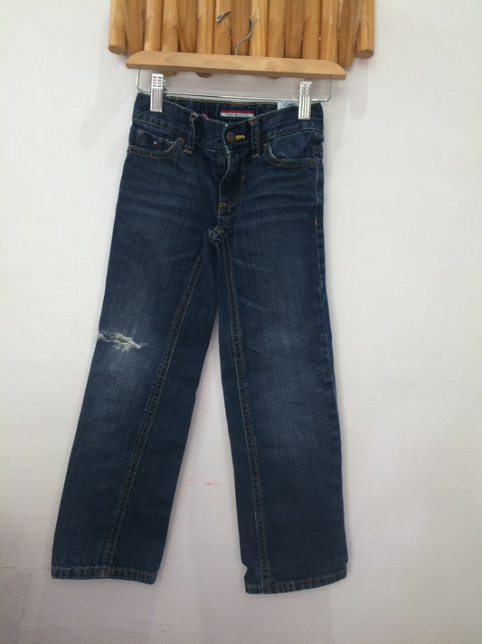 Tommy straight distressed jeans 5y