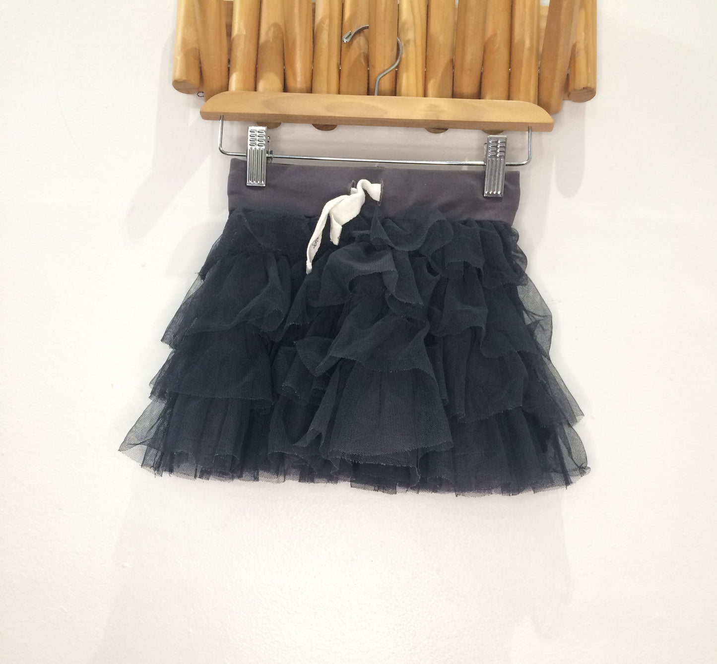 PK Beans grey tulle skort 3y